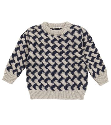 The New Society Nicola jacquard wool sweater