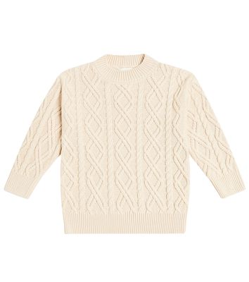 The New Society Russel cable-knit cotton sweater