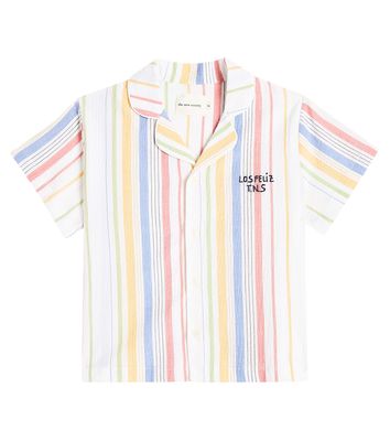 The New Society Torrance striped cotton bowling shirt