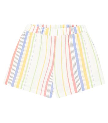 The New Society Torrance striped cotton shorts