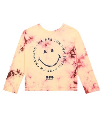 The New Society x SmileyWorld® tie-dye cotton T-shirt
