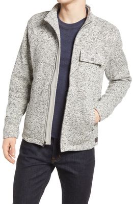 The Normal Brand Lincoln Fleece Jacket in Grey