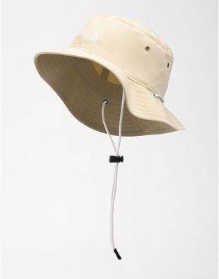 The North Face 66 wide brim hat in cream-White