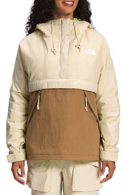 The North Face '78 Low-Fi Hi-Tek Waterproof Windjammer Jacket in Utility Brown/Gravel/yellow