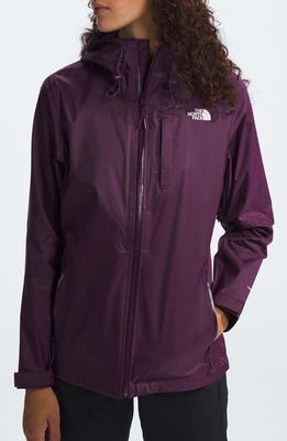 The North Face Alta Vista Water Repellent Hooded Jacket in Black Currant Purple