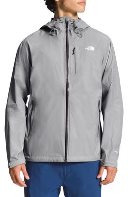 The North Face Alta Vista Water Repellent Packable Hooded Jacket in Meld Grey