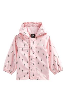 The North Face Antora Waterproof Recycled Polyester Rain Jacket in Purdy Pink Joy Floral Print