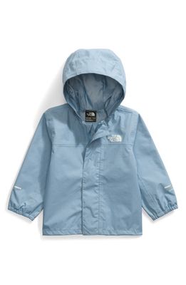 The North Face Antora Waterproof Recycled Polyester Rain Jacket in Steel Blue