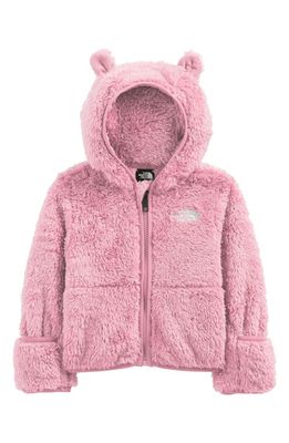 The North Face Baby Bear Hooded Fleece Jacket in Cameo Pink