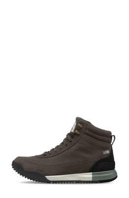 The North Face Back-To-Berkeley III Leather Waterproof Boot in Coffee Brown/Tnf Black