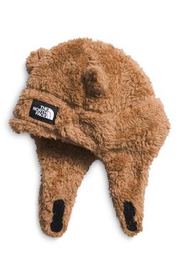 The North Face Bear Faux Fur Hat in Almond Butter