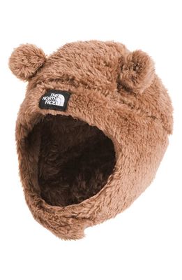 The North Face Bear Faux Fur Hat in Toasted Brown