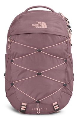 The North Face Borealis Backpack in Fawn Grey/Pink Moss