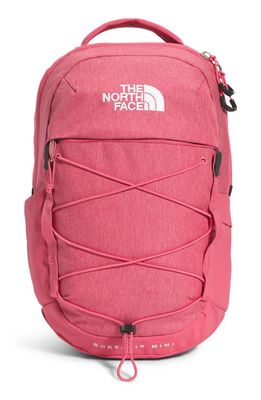 The North Face Borealis Water Repellent Mini Backpack in Cosmo Pink Dark Heather