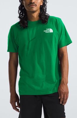 The North Face Box Logo Graphic T-Shirt in Optic Emerald