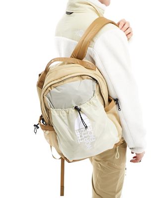 The North Face bozer backpack in Stone-Neutral