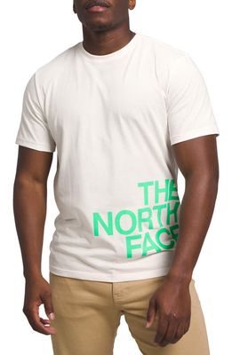 The North Face Brand Proud Graphic T-Shirt in Gardenia White/green
