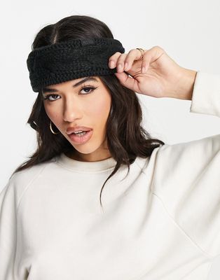 The North Face Cable Minna headband in black