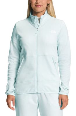 The North Face Canyonlands Fleece Full Zip Jacket in Skylight Blue White Heather
