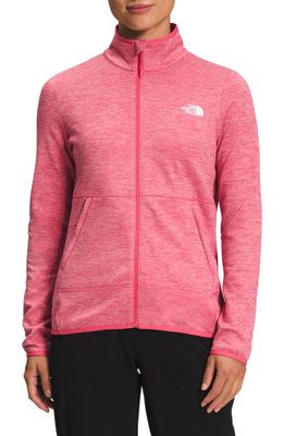 The North Face Canyonlands Full Zip Jacket in Cosmo Pink White Heather