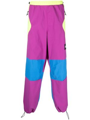 The North Face Carduelis colour-block track pants - Purple