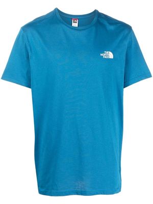 The North Face chest-logo crew-neck T-shirt - Blue