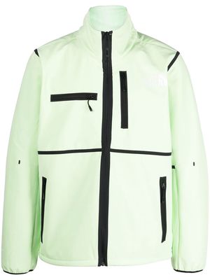 The North Face chest logo-print zipped jacket - Green