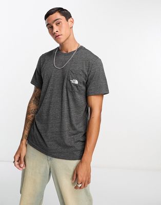 The North Face chest logo T-shirt in black