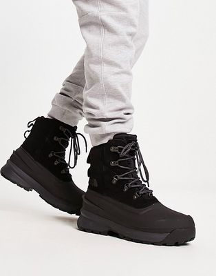 The North Face Chilkat V waterproof suede hiking boots in black