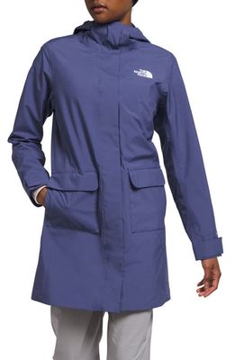 The North Face City Breeze Waterproof Rain Jacket in Cave Blue