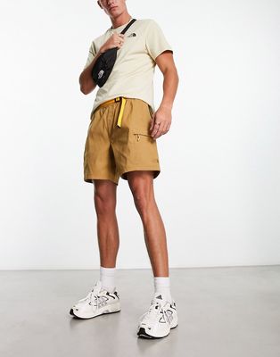 The North Face Class V belted shorts in brown