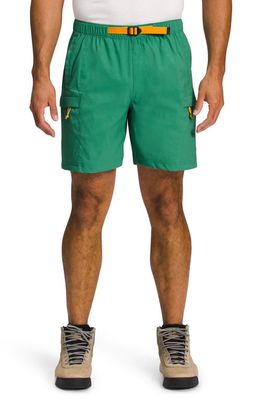 The North Face Class V Belted Shorts in Deep Grass Green