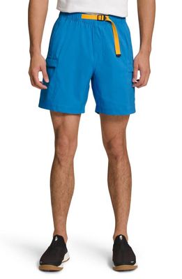 The North Face Class V Belted Shorts in Super Sonic Blue