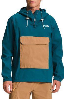 The North Face Class V Hooded Pullover in Blue Coral/Utility Brown