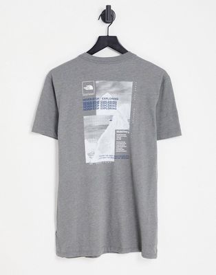 The North Face Collage t-shirt in gray