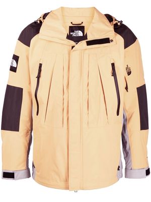 The North Face colour-block hooded jacket - Orange