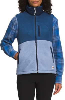 The North Face Cragmont Fleece Vest in Folk Blu/shady Blu/summit Nvy