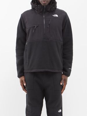 The North Face - Denali Shell-panelled Hooded Fleece Jacket - Mens - Black