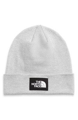 The North Face Dock Worker Beanie in Light Grey Heather
