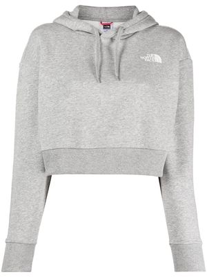 The North Face drawstring logo-print hoodie - Grey