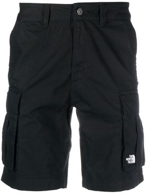 The North Face embroidered-logo above-knee shorts - Black