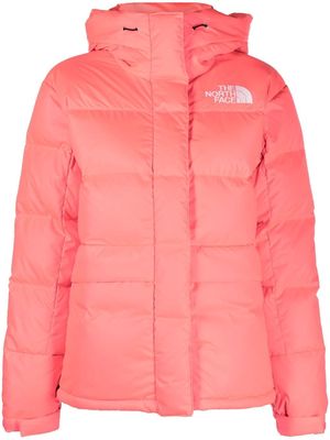 The North Face embroidered logo padded parka - Pink