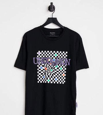 The North Face Essential color block T-shirt in purple/green Exclusive to ASOS