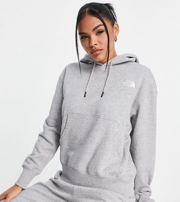 The North Face Essential oversized hoodie in light gray - Exclusive to ASOS