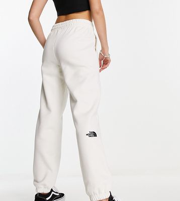 The North Face Essential oversized sweatpants in cream Exclusive to ASOS-White