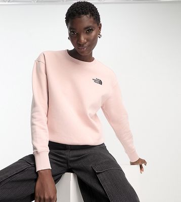 The North Face Essential oversized sweatshirt in pink Exclusive at ASOS
