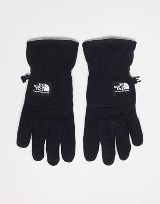 The North Face Etip touchscreen fleece gloves in black