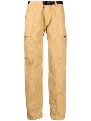 The North Face flap-pocket straight-leg trousers - Yellow