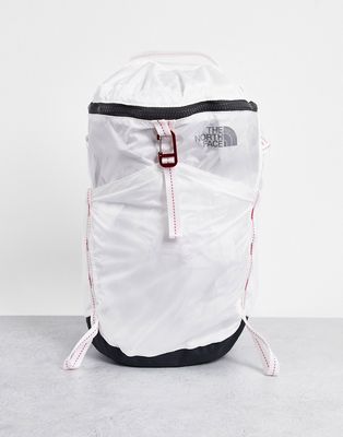 The North Face Flyweight day backpack in white