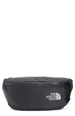 The North Face Flyweight Lumbar Water Repellent Belt Bag in Asphalt Grey/Tnf Black